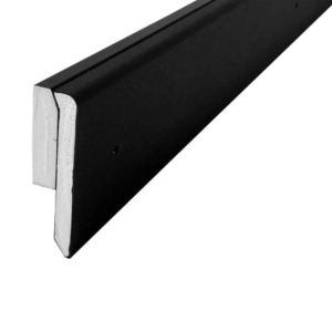 Matte black solid PVC trim.